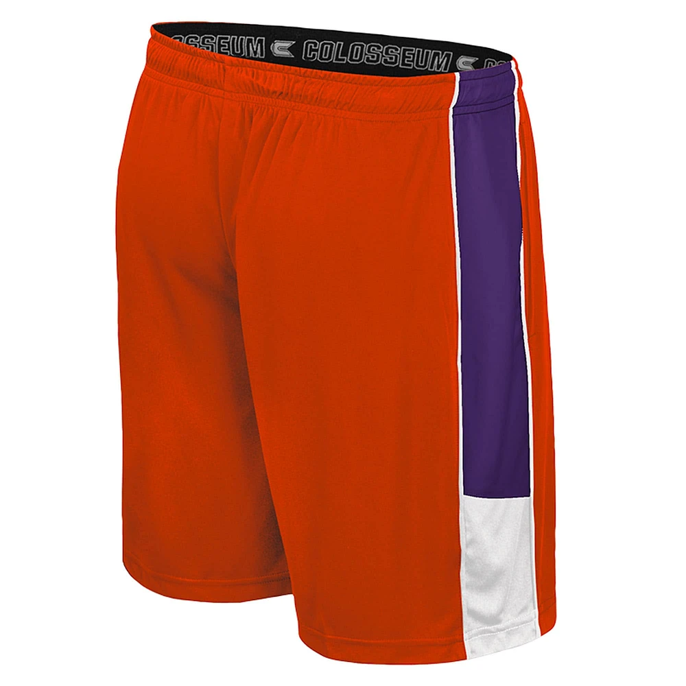 Men's Colosseum Orange Clemson Tigers Quantum Shorts