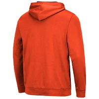 Men's Colosseum Orange Clemson Tigers Resistance Pullover Hoodie