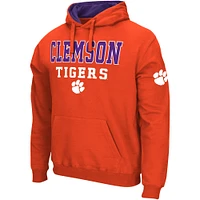 Men's Colosseum Clemson Tigers Sunrise Pullover Hoodie