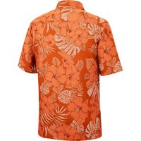 Men's Colosseum Orange Clemson Tigers The Dude Camp Button-Up Shirt