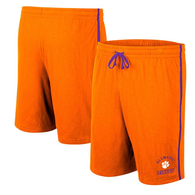 Short Colosseum Orange Clemson Tigers Thunder Slub pour homme