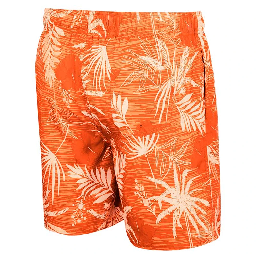 Men's Colosseum Orange Clemson Tigers What Else is New Swim Shorts