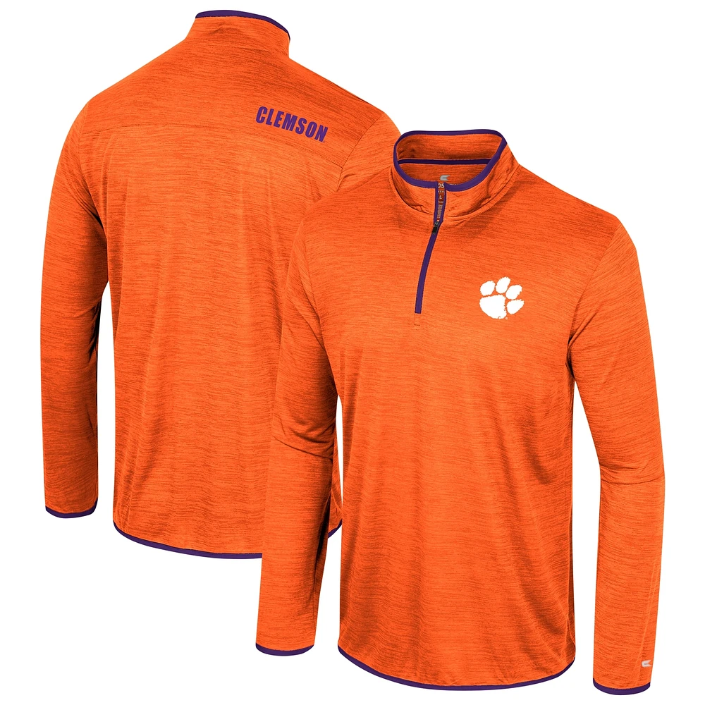 Coupe-vent Colosseum Orange Clemson Tigers Wright pour homme