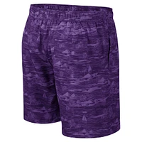 Short de bain Ozark Colosseum violet Clemson Tigers pour hommes