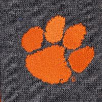 Men's Columbia Charcoal Clemson Tigers Canyon Point Omni-Shield Raglan Half-Zip Top