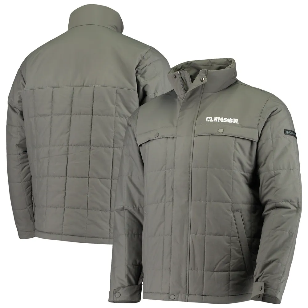 Veste à glissière pleine longueur Columbia Clemson Tigers Ridgestone pour homme