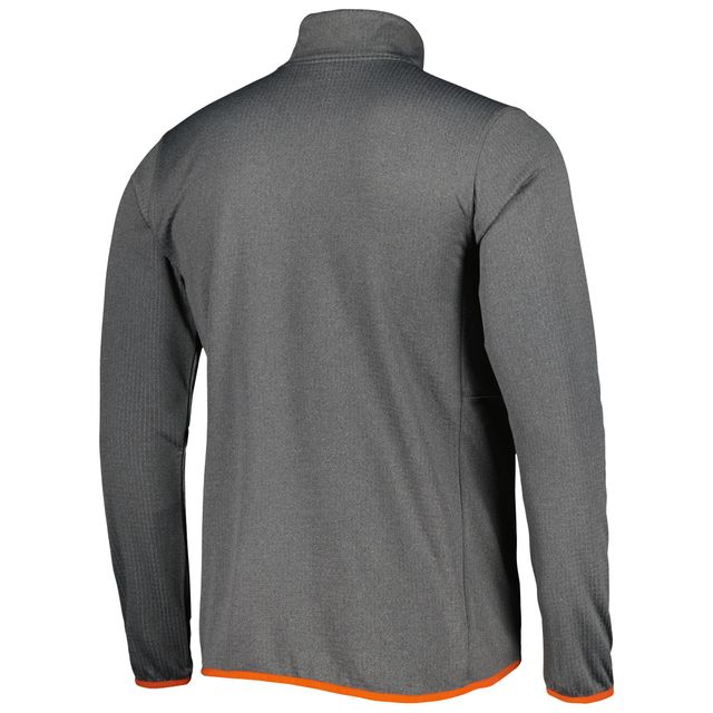 Haut à demi-glissière Omni-Wick Park View Clemson Tigers gris Columbia pour homme