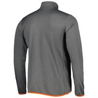 Men's Columbia Gray Clemson Tigers Park View Omni-Wick Half-Zip Top