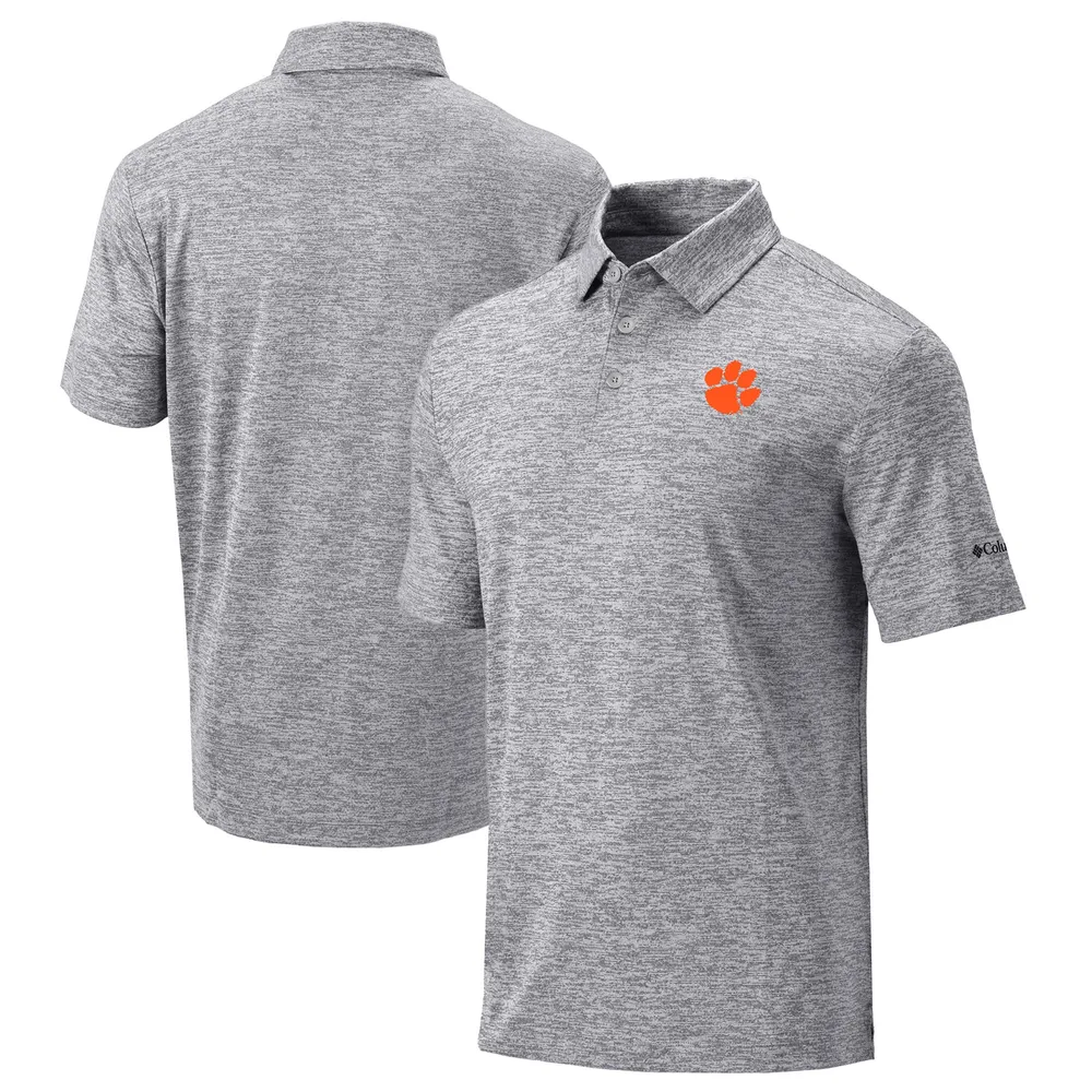 Men's Nike Heathered White Clemson Tigers Team Football Legend