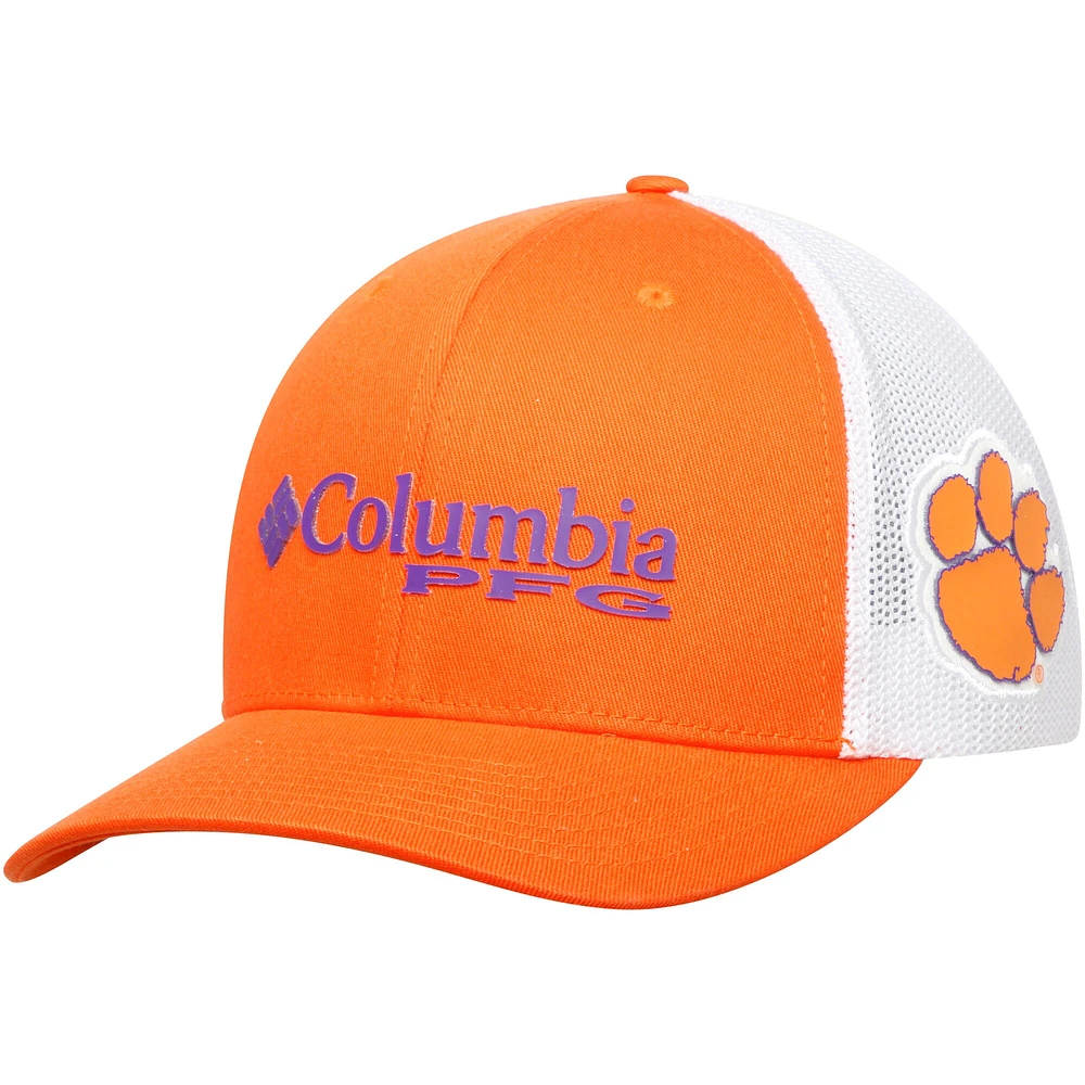 Men's Columbia Clemson Tigers Collegiate PFG Flex Hat