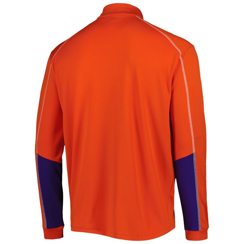 Men's Columbia Orange Clemson Tigers Shotgun 2.0 Omni-Wick Quarter-Zip Jacket