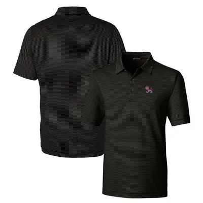 Clemson Tigers Cutter & Buck Forge Pencil Stripe Stretch Polo