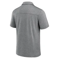 Polo Fanatics Charcoal Performance pour homme des Clemson Tigers