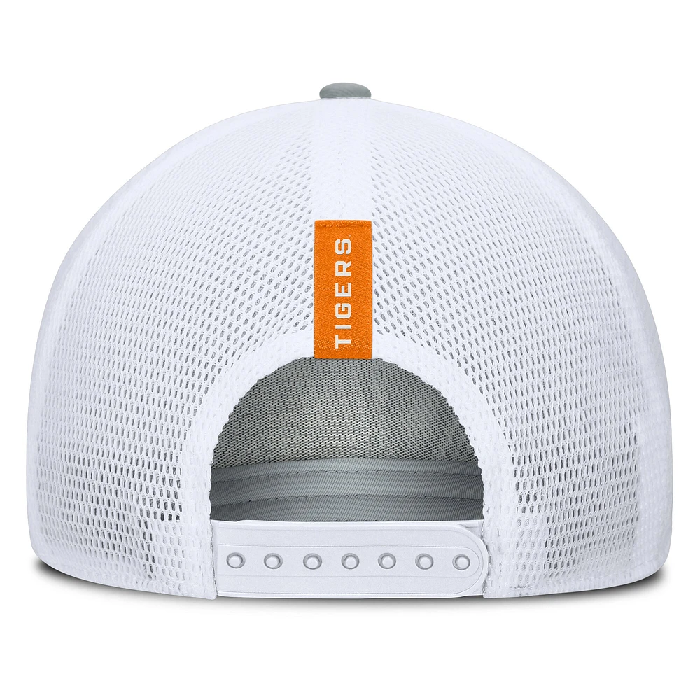 Casquette ajustable Fanatics pour hommes, gris chiné/orange, Clemson Tigers Profile Trucker