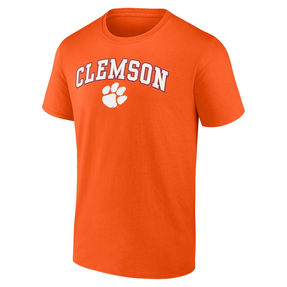 Men's Fanatics Orange Clemson Tigers Campus T-Shirt