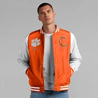 Veste à boutons-pression intégrale Elements Elite de Clemson Tigers Fanatics pour homme