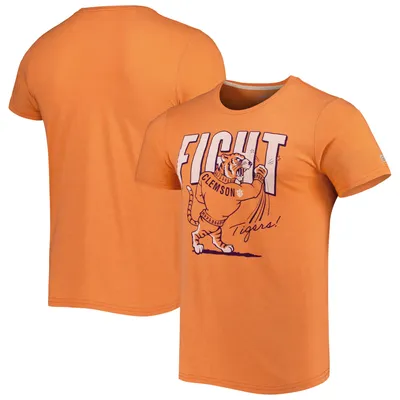 T-shirt Homefield orange chiné Clemson Tigers Fight Vintage pour homme