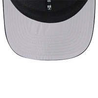 Men's New Era Black/Orange Clemson Tigers Striped 9SEVENTY Trucker Stretch-Snap Adjustable Hat