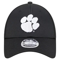 Men's New Era Black Clemson Tigers Pivot 9FORTY Stretch-Snap Adjustable Hat