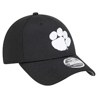 Men's New Era Black Clemson Tigers Pivot 9FORTY Stretch-Snap Adjustable Hat