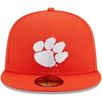 Men's New Era Orange Clemson Tigers 59FIFTY Fitted Hat