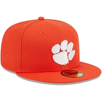 Men's New Era Orange Clemson Tigers 59FIFTY Fitted Hat