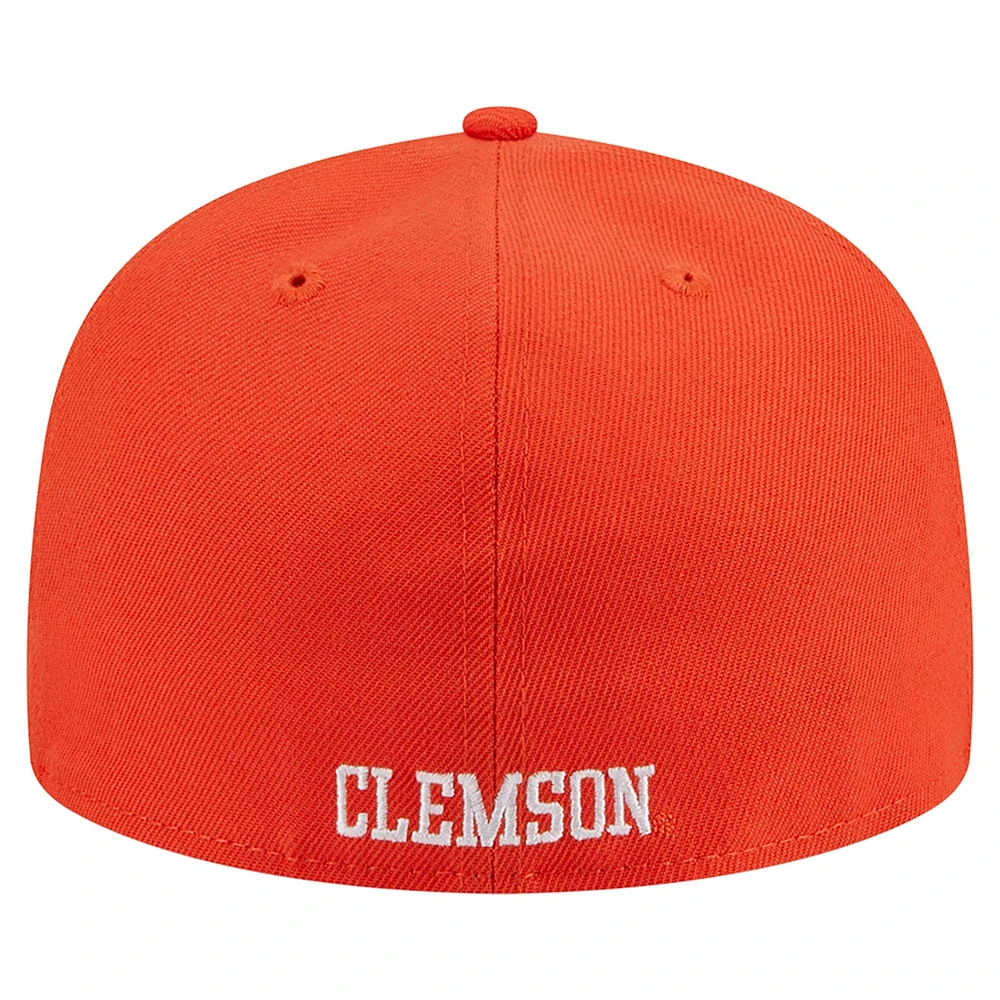 Men's New Era Orange Clemson Tigers 59FIFTY Fitted Hat