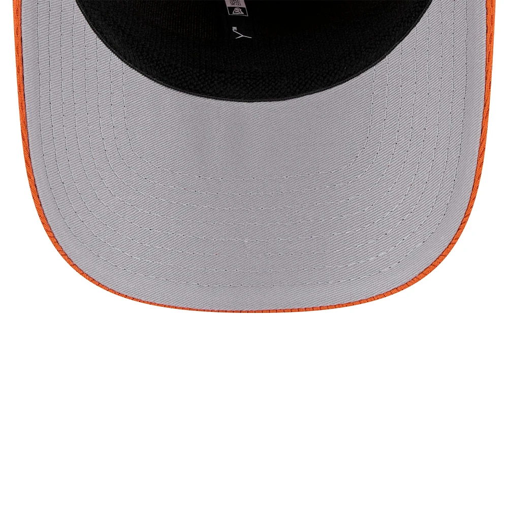 Casquette ajustable extensible à boutons-pression New Era Orange Clemson Tigers Patched 9SEVENTY pour homme