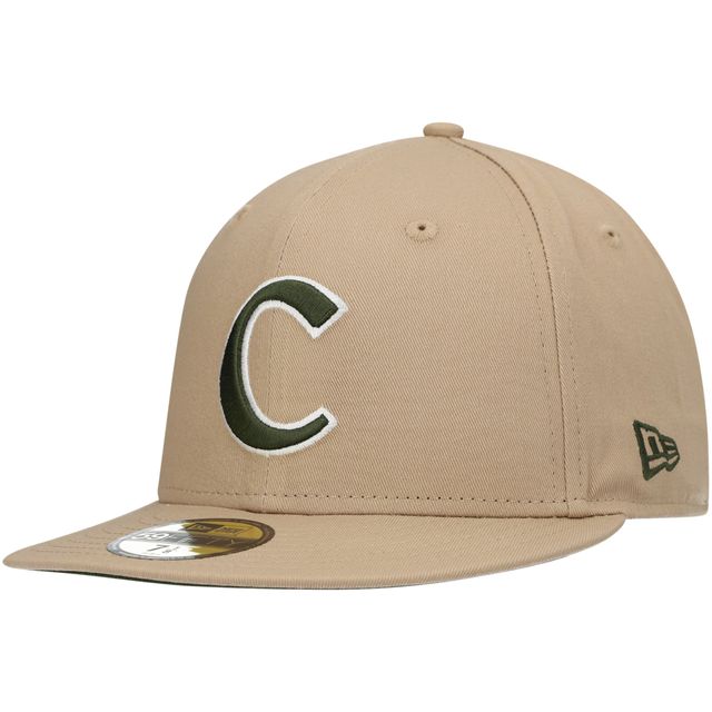 Casquette ajustée Clemson Tigers Camel & Rifle 59FIFTY tan New Era pour homme