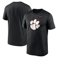 T-shirt Nike noir pour homme avec logo Legend Performance des Clemson Tigers