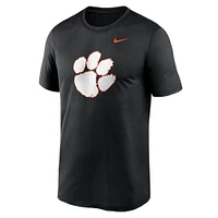 T-shirt Nike noir pour homme avec logo Legend Performance des Clemson Tigers