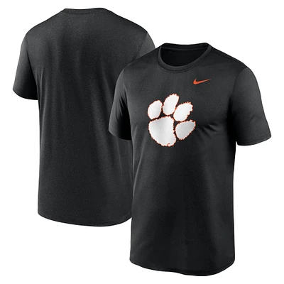 T-shirt Nike noir pour homme avec logo Legend Performance des Clemson Tigers