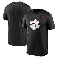 T-shirt Nike noir pour homme avec logo Legend Performance des Clemson Tigers