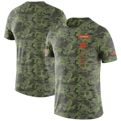 Clemson Tigers Nike Military T-Shirt - Camo