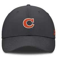 Men's Nike Charcoal Clemson Tigers Core Rise Vault Performance Adjustable Hat