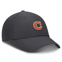 Men's Nike Charcoal Clemson Tigers Core Rise Vault Performance Adjustable Hat