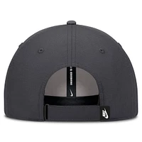Men's Nike Charcoal Clemson Tigers Core Rise Vault Performance Adjustable Hat