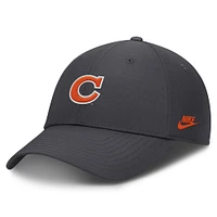 Men's Nike Charcoal Clemson Tigers Core Rise Vault Performance Adjustable Hat