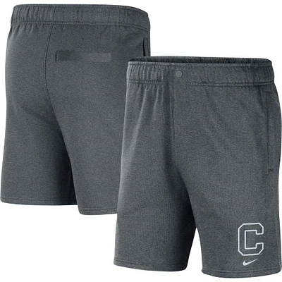 Men's Nike Gray Clemson Tigers Fleece Shorts