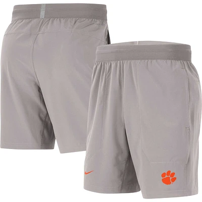 Short Nike Clemson Tigers Player Performance pour homme, gris