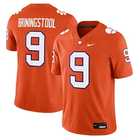 Maillot de football Nike Jake Briningstool Orange Clemson Tigers NIL pour homme