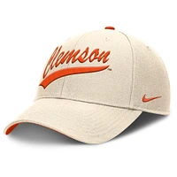 Casquette ajustable Nike Natural Clemson Tigers Primetime Rise pour homme