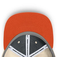 Men's Nike Natural Clemson Tigers Primetime True Performance Fitted Hat