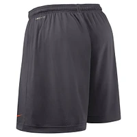 Short de performance réversible Nike orange/anthracite Clemson Tigers 2025 pour homme