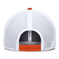 Casquette ajustable Nike Primetime Rise City Trucker Performance orange/blanche pour homme des Tigers de Clemson