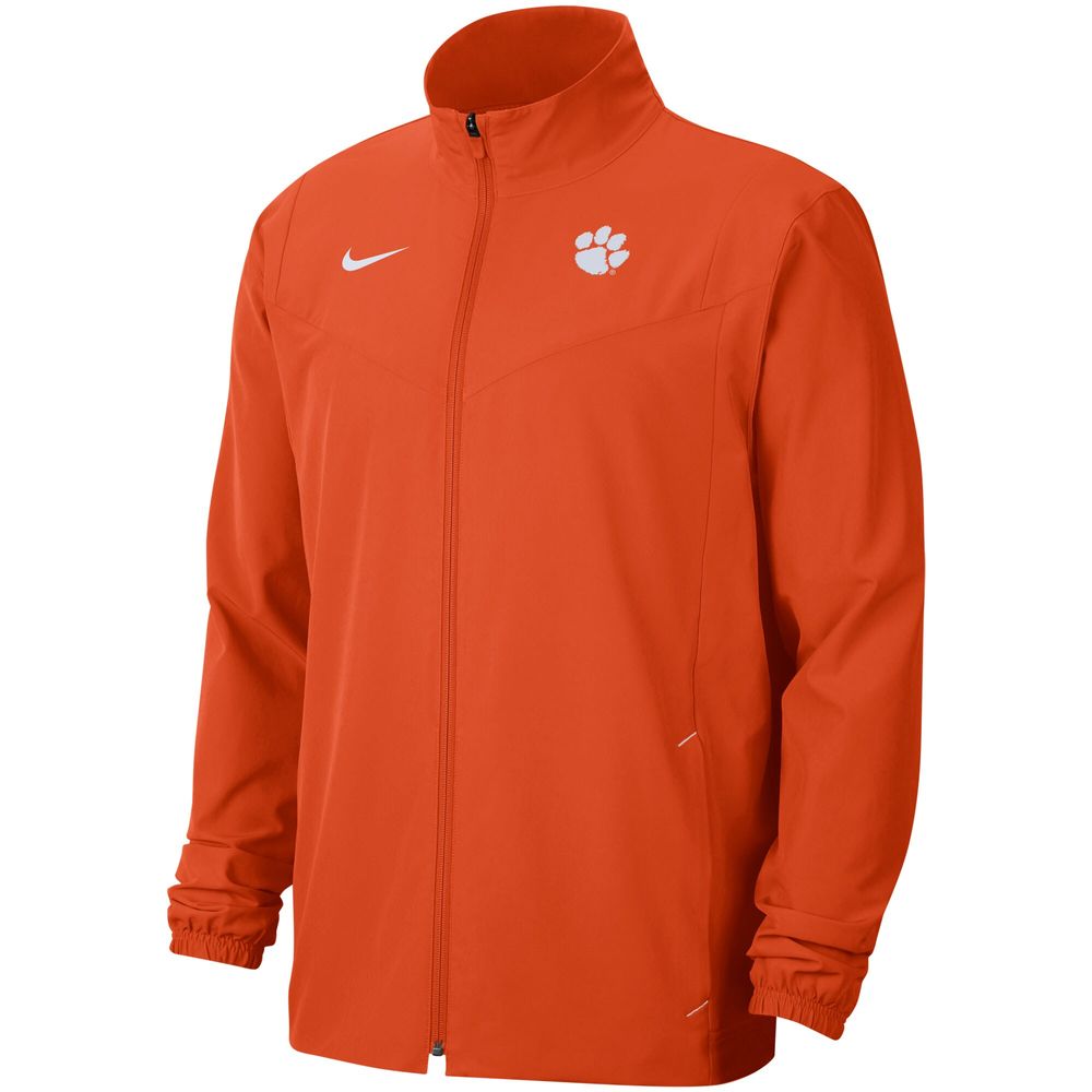 Men's Nike Orange Clemson Tigers 2021 Sideline Full-Zip Jacket