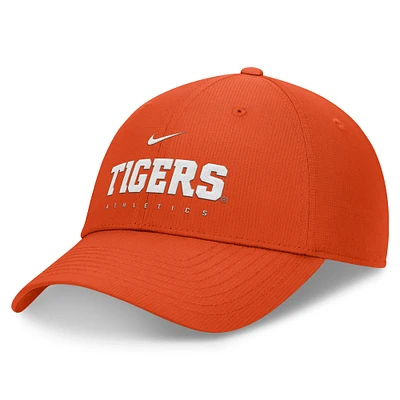 Casquette ajustable Nike Orange Clemson Tigers 2024/25 On-Field Club Performance pour homme