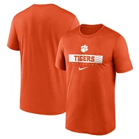 T-shirt Nike Orange Clemson Tigers 2024 Sideline Legend Performance pour homme