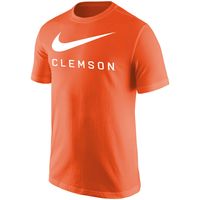 Men's Nike Orange Clemson Tigers Big Swoosh T-Shirt