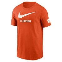 T-shirt orange Nike Clemson Tigers Campus mascotte pour homme